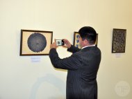 Photo report: Turkish Ebru Art Exhibition in Ashgabat