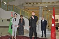 Photo report: Turkish Ebru Art Exhibition in Ashgabat