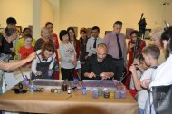 Photo report: Turkish Ebru Art Exhibition in Ashgabat