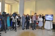 Photo report: Turkish Ebru Art Exhibition in Ashgabat