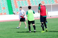 The first training of the Turkmenistan national football team under the leadership of Ante Miše