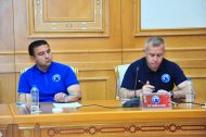 Photo report: Meeting of representatives of FC Altyn Asyr and FC Khujand before of the 2019 AFC Cup match