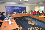 Friendly games of the Turkmenistan futsal women's team in Kuwait