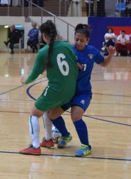 Friendly games of the Turkmenistan futsal women's team in Kuwait