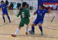 Friendly games of the Turkmenistan futsal women's team in Kuwait