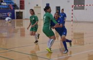 Friendly games of the Turkmenistan futsal women's team in Kuwait