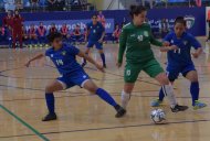 Friendly games of the Turkmenistan futsal women's team in Kuwait