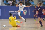 Friendly games of the Turkmenistan futsal women's team in Kuwait