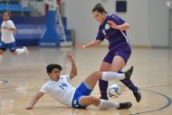 Friendly games of the Turkmenistan futsal women's team in Kuwait