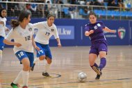 Friendly games of the Turkmenistan futsal women's team in Kuwait