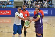 Friendly games of the Turkmenistan futsal women's team in Kuwait