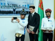 Photo report: Afghan cyclists arrived in Ashgabat