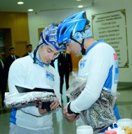 Photo report: Afghan cyclists arrived in Ashgabat