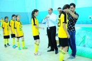 Photo report: Solemn ceremony of awarding the winners of the Futsal Cup of Turkmenistan among women's teams