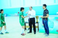 Photo report: Solemn ceremony of awarding the winners of the Futsal Cup of Turkmenistan among women's teams