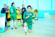 Photo report: Solemn ceremony of awarding the winners of the Futsal Cup of Turkmenistan among women's teams