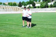 The first training of the Turkmenistan national football team under the leadership of Ante Miše