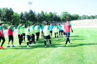 The first training of the Turkmenistan national football team under the leadership of Ante Miše