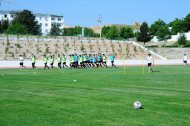 The first training of the Turkmenistan national football team under the leadership of Ante Miše