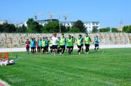 The first training of the Turkmenistan national football team under the leadership of Ante Miše