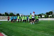 The first training of the Turkmenistan national football team under the leadership of Ante Miše