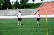 The first training of the Turkmenistan national football team under the leadership of Ante Miše