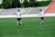 The first training of the Turkmenistan national football team under the leadership of Ante Miše