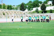 The first training of the Turkmenistan national football team under the leadership of Ante Miše