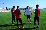 The first training of the Turkmenistan national football team under the leadership of Ante Miše