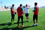 The first training of the Turkmenistan national football team under the leadership of Ante Miše