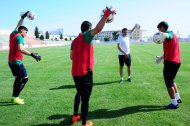 The first training of the Turkmenistan national football team under the leadership of Ante Miše