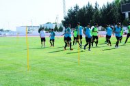 The first training of the Turkmenistan national football team under the leadership of Ante Miše