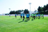 The first training of the Turkmenistan national football team under the leadership of Ante Miše