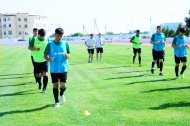 The first training of the Turkmenistan national football team under the leadership of Ante Miše