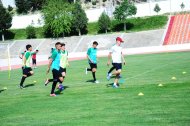 The first training of the Turkmenistan national football team under the leadership of Ante Miše