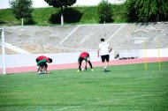 The first training of the Turkmenistan national football team under the leadership of Ante Miše