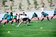 The first training of the Turkmenistan national football team under the leadership of Ante Miše