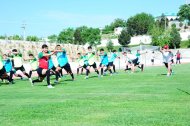 The first training of the Turkmenistan national football team under the leadership of Ante Miše