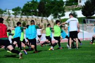 The first training of the Turkmenistan national football team under the leadership of Ante Miše