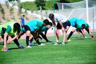 The first training of the Turkmenistan national football team under the leadership of Ante Miše