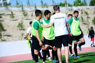 The first training of the Turkmenistan national football team under the leadership of Ante Miše