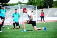 The first training of the Turkmenistan national football team under the leadership of Ante Miše