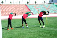 The first training of the Turkmenistan national football team under the leadership of Ante Miše