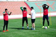 The first training of the Turkmenistan national football team under the leadership of Ante Miše