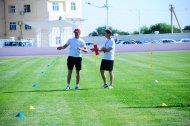 The first training of the Turkmenistan national football team under the leadership of Ante Miše