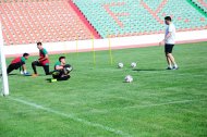 The first training of the Turkmenistan national football team under the leadership of Ante Miše