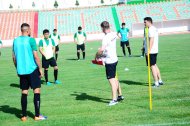 The first training of the Turkmenistan national football team under the leadership of Ante Miše