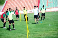 The first training of the Turkmenistan national football team under the leadership of Ante Miše