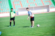 The first training of the Turkmenistan national football team under the leadership of Ante Miše