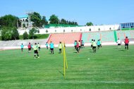 The first training of the Turkmenistan national football team under the leadership of Ante Miše